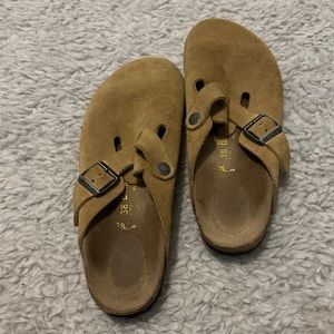 Birkenstock Suede Leather Clogs